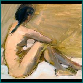 Artists nude painting